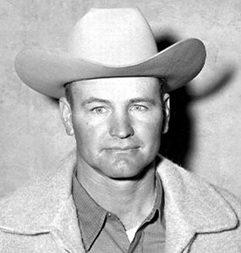 Portrait of Dale Smith, world champion calf roper and Diamond Bar owner